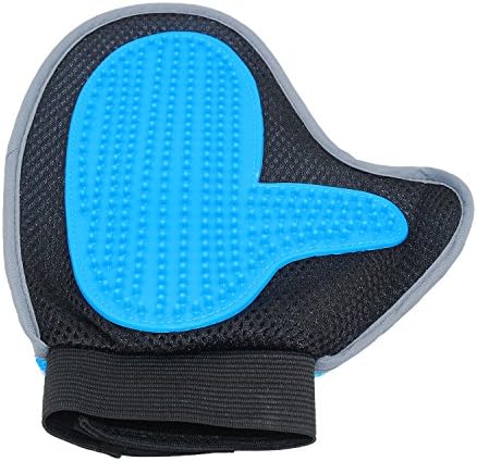 2-in-1 Deshedding Glove-Dog Brush And Pet Grooming Glove-Furniture Hair Remover, For Dogs, Cats, Rabbits and Horses, Long, Medium and Short Hair Fur, Gentle and Effective Deshedding Brush