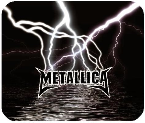 Generic Personalized Famous Great Metal Band Metallica Lightning for Rectangle Mouse Pad,Size in 8.7" x 7.08" inch