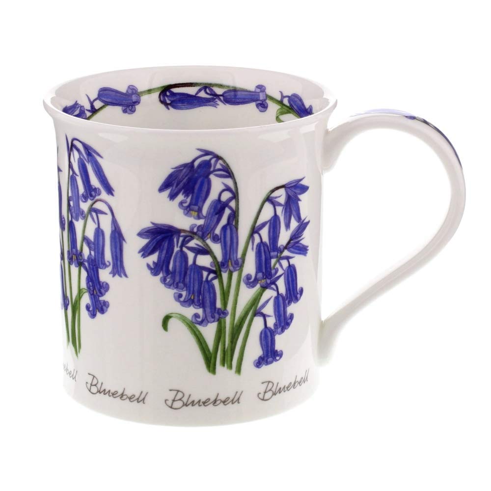 Dunoon Bone China Spring & Summer Flowers Bute Mug (Bluebell)