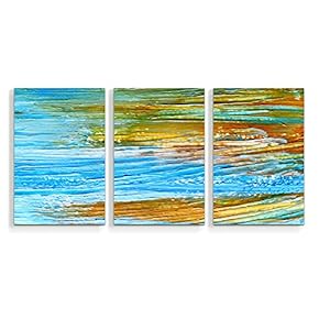 signwin 3 Piece Canvas Wall Art Abstract Color...