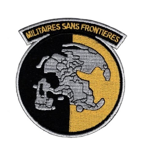 Militaires Sans Frontieres Metal Gear Solid Peace Walker IRON ON Patch (MTO5)