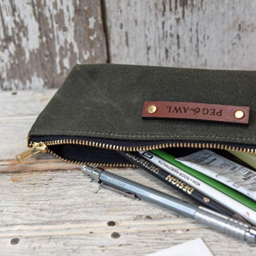 The Drafter Pouch in Moss
