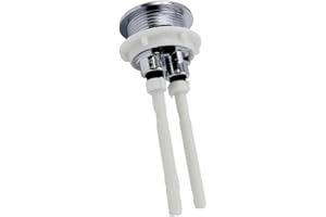 48mm/1.86 inch Dual Push Flush Toilet Button Water Valve, Toilet Tank Button, Toilet Flush Button Replacement with Thread Dia