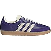 adidas Samba OG Women's Sneakers, Collegiate Purple/Cream White/Gum 3, Size 6