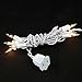 Novelty Lights 10 Light Clear Christmas Craft Mini Light Set, White Wire, 4' Long