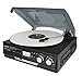Boytone BT-37B-C Bluetooth 3-Speed Stereo Turntable, Wireless Connect to Devices Speaker(Bluetooth Out Transfer), 2 Built-in Speakers, LCD Display, AM/FM Radio, USB/SD/AUX+ Cassette Player/MP3thumb 1