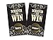 Scratch & Win Scratch Off Game Black & Cream Lace Card Set 25 Cards (24 Sorry 1 Winner) Kit for Bridal Wedding Guests Party Favors Games My Scratch Offs
