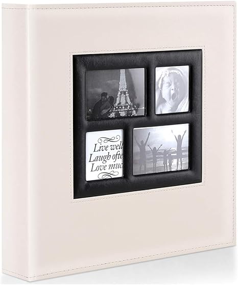 Amazon Com Ywlake Photo Album 4x6 500 Pockets Photos Extra Large Capacity Family Wedding Picture Albums Holds 500 Horizontal And Vertical Photos Beige Home Kitchen