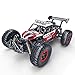 RC Car, SPESXFUN Newest 2.4 GHz High Speed Remote Control Car 1/16 Scale Off Road RC Trucks with Two Rechargeable Batteries, Racing Toy Car for All Adults and Kids(Red)