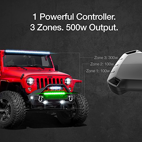 XK TITAN High Power LED Light Smartphone Controller for LED light bar offroad 4x4 emergency law enforcement construction truck app bluetooth strobe controller