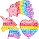 Aucma 3 Packs Bubble Pop Popper Girls Toy It, Push
