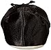Isotoner Women's Satin Ballerina Slipper with Bow, Suede Sole, Black, XX-Large / 11-12 US