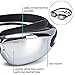 Swim Goggles, Clear Swimming Goggles with Built-In Ear Plugs Anti Fog UV Protection No Leaking Triathlon Mirrored Swim glasses with Free Protection Case for Adult Men Women Kids by onenice
