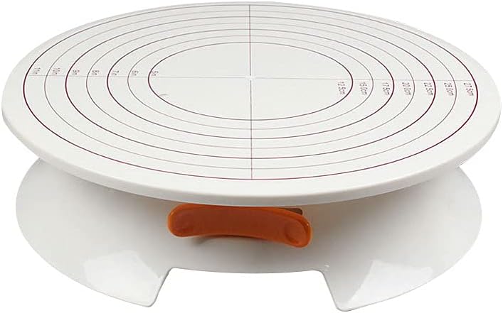 luckything Cake Decoration Stand 15 Inch Fixable Cake Turntable Stand with Durable Flexible Bearing Cake Support for Birthday Wedding Party Cake Decoration