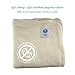 Baby Tooshy's Organic, Unbleached, Super Absorbent, Large Flat Diapers - Perfect for Overnight. Customizable 1-Size-System. THE BEST, THIRSTY Diaper Flats - use from Newborn to Potty Training. 6-Pack