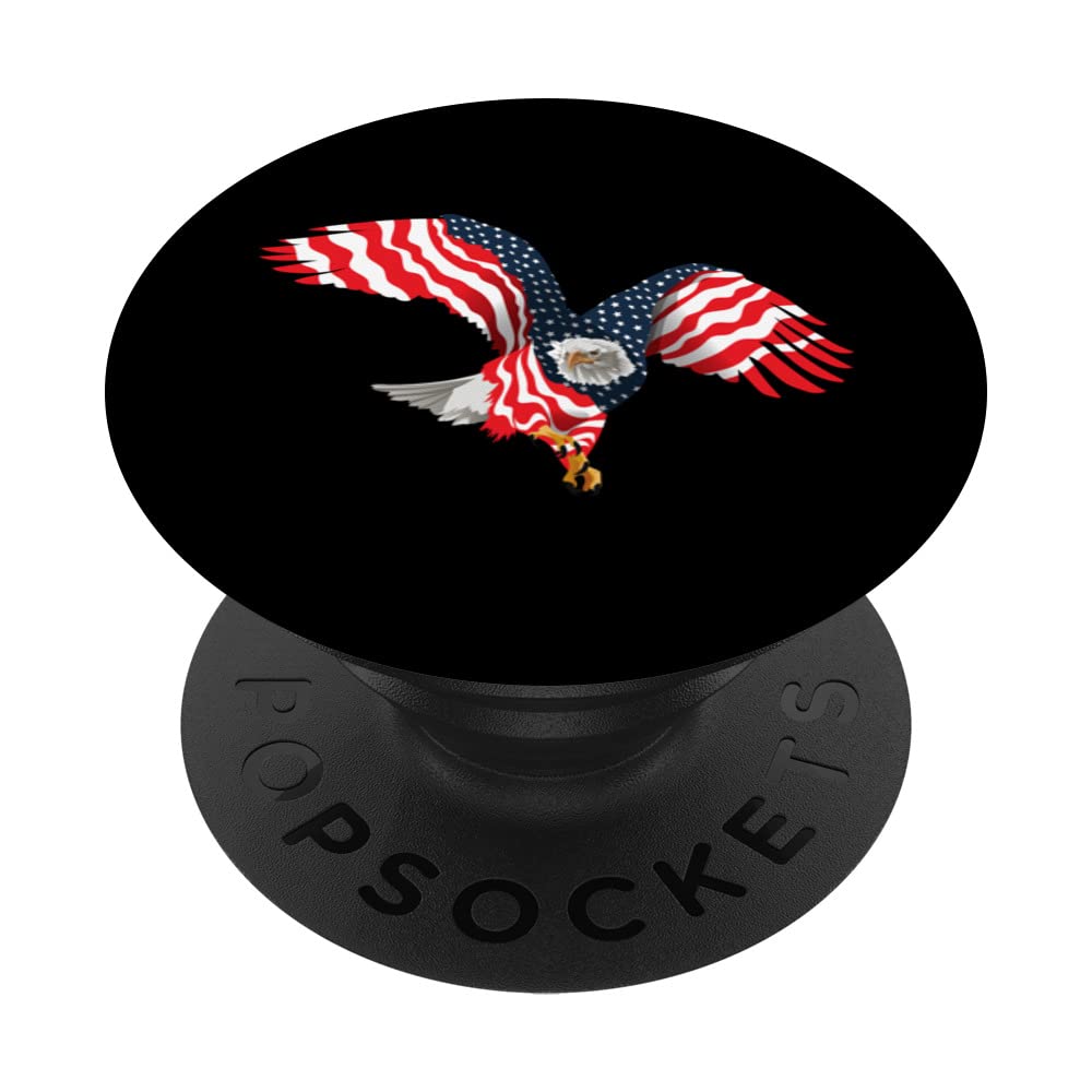 USA US Flag Patriotic 4th of July America PopSockets Swappable PopGrip