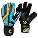 Renegade GK Talon Cyclone 2 Goalie Gloves with Pro-Tek Fingersaves | 4mm Hyper Grip & Duratek | Black, Orange, Blue Soccer Goalkeeper Gloves (Size 5, Kids, Boys, Girls, Roll Cut, Lvl 3)