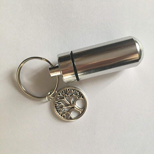 Cremation Urn Keepsake Locket/Vial with Tree of Life (There is No Inner Vial)