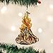 Old World Christmas Ornaments: Camping Outdoor Collection Glass Blown Ornaments for Christmas Tree, Campfire