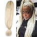 48 inch Braiding Hair kanekalon Crochet Braids Synthetic Hair Extensions x-pression Jumbo Braid Hair 57G (48 inch, #613)