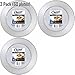 Chinet Cut Crystal Clear Plastic 10 inch Plates 20 count (3 Pack - 60 plates total)