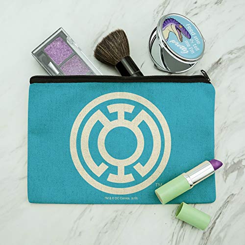 Green-Lantern-Blackest-Night-Blue-Lantern-Logo-Makeup-Cosmetic-Bag-Organizer-Pouch