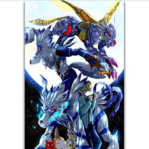 Tgbhujk Digimon Adventure Tri All Characters Classic Japan Anime Wall Art Painting Print On Silk Canvas Poster Decoration 40 X 60 Cm Without Frame Amazon De Kuche Haushalt