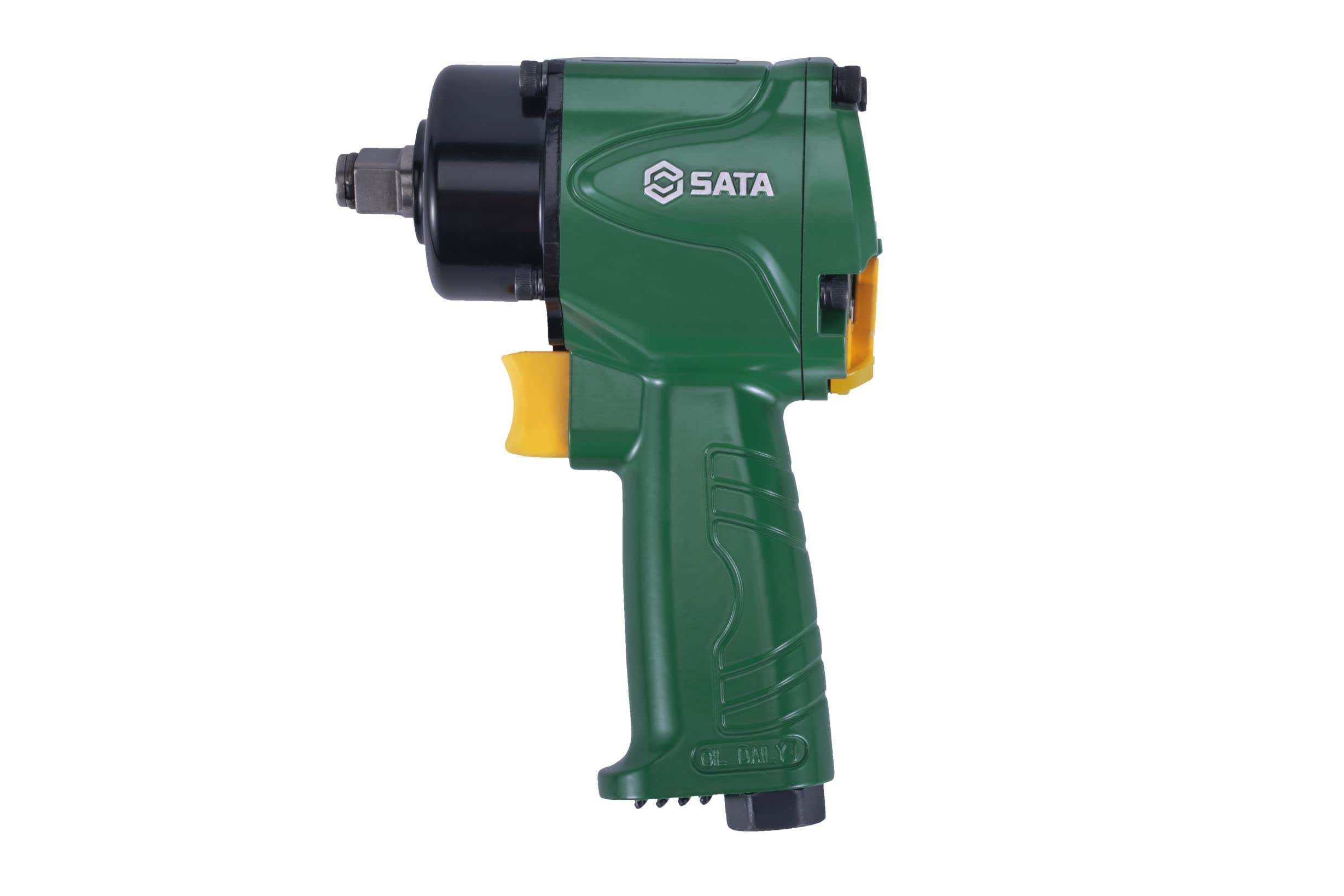 SATA ST01111 1/2" Drive Air Impact Wrench 625nm with Hard Hitting Twin Hammer for High Torque Output While Reducing Vibration