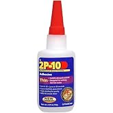 FastCap 2P-10 Professional Thin Wood Adhesive Glue, 2 oz. | Ideal For Wood Works, All Purpose Application, 4000 PSI Tensile &amp; Sheer, 80087