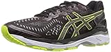 ASICS Men's Gel-Kayano 23 Lite-Show Running Shoe, Rioja Red/Black/Sulphur Spring, 12 M US