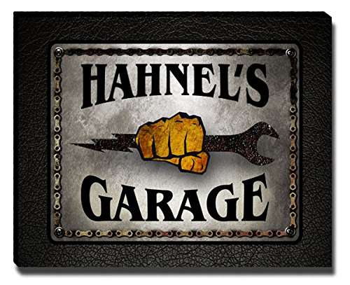 Hahnel's Garage Mechanic Gallery Wrapped Canvas Print