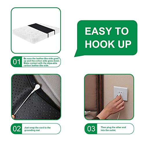 Grounding Mat, Grounding Sleep Mat 54’’x 71’ Perforated Design 100