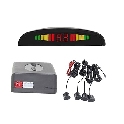 Pantalla LED 4 Sensores Sistema de aparcamiento Radar Car ...