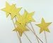 Stars Photo Booth Props Center Pieces Magic Wands 6 Pieces Foamy Stars