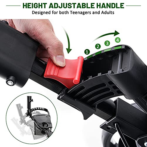 AEROBICS LIFE 3 Wheel Golf Push Cart Folding, Lightweight Golf Carts