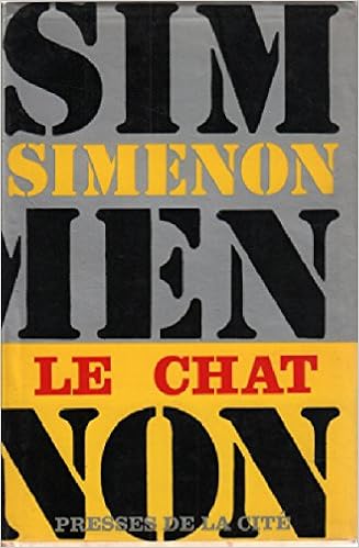 Le Chat Simenon Georges Amazon Com Books