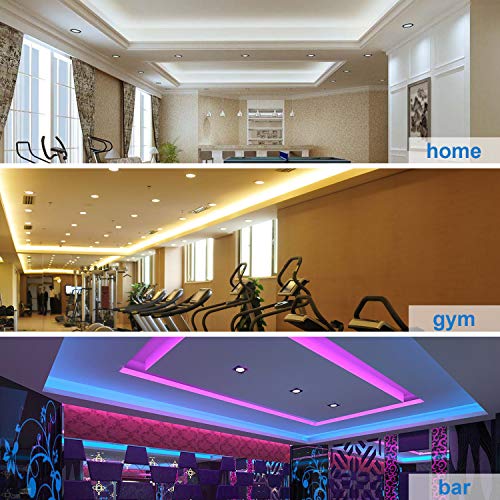 Shine Decor Led Neon Lights, dimmable 6500K Cool White Rope Lights, Update Waterproof 2835 120Leds/M, 50ft, 110V, Included All Necessary Accessories, Flex Durable for Outdoor Decor Or Commercial Use - Thumbnail 6