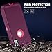 iPhone XR Case,FOGEEK Belt Clip Holster Heavy Duty Kickstand Protective Cover [Dust-Proof] [Shockproof] Compatible for Apple iPhone XR [6.1 inch] (Wine Red/Rose Red)
