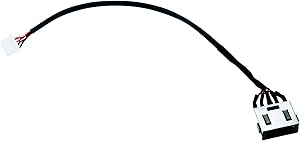 DREZUR DC Power Jack in Cable Compatible for Thinkpad X240 X240s X250 X230s X260 Series Laptop DC_in Jack Connector Socket Plug Harness