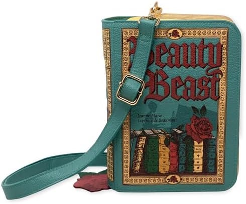 Amazon.com: Beauty and the Beast Book Clutch Cross Body Bag in