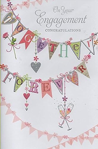 Sur Votre Carte De Felicitations De Fiancailles Amazon Fr Fournitures De Bureau