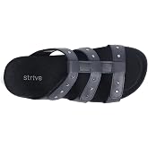 Strive Biarritz Women&rsquo;s Orthotic Walking Sandals | Comfort Leather Sandals with Arch Support, Adjustable Fit, Multiple Colors &amp; Sizes