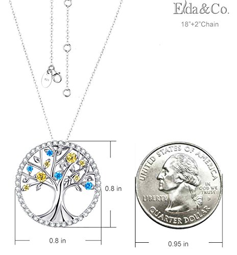 birthstone necklace for wife