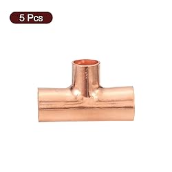uxcell 25Pcs 3/8" x 5/16" x 3/8" Copper Reducing