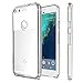 XDesign Google Pixel Case, [XClear] Protective Clear Bumper for Google Pixel (2016) [Scratch Resistant] Integrated Shock-Absorbing Bumper Cover Hard Back Panel - [All Clear]