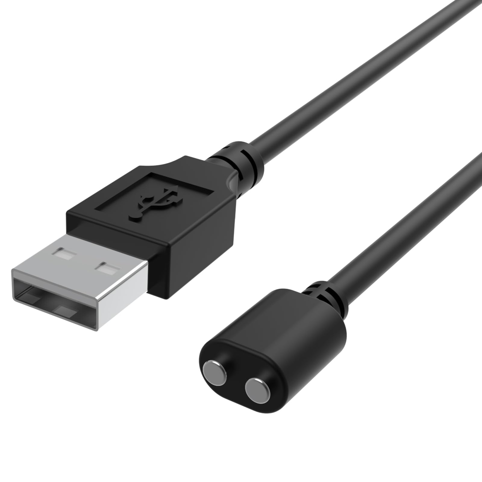Photo 1 of Vebaisa Magnetic USB DC Charger Cable Charging Cord for 2 Dots Single Polarity Rechargeable Devices - 5mm/0.2inch