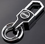 Jeep Key Chain Stainless Steel Grill Key Chain Car Keychains Jeep Lanyard for Men and Women