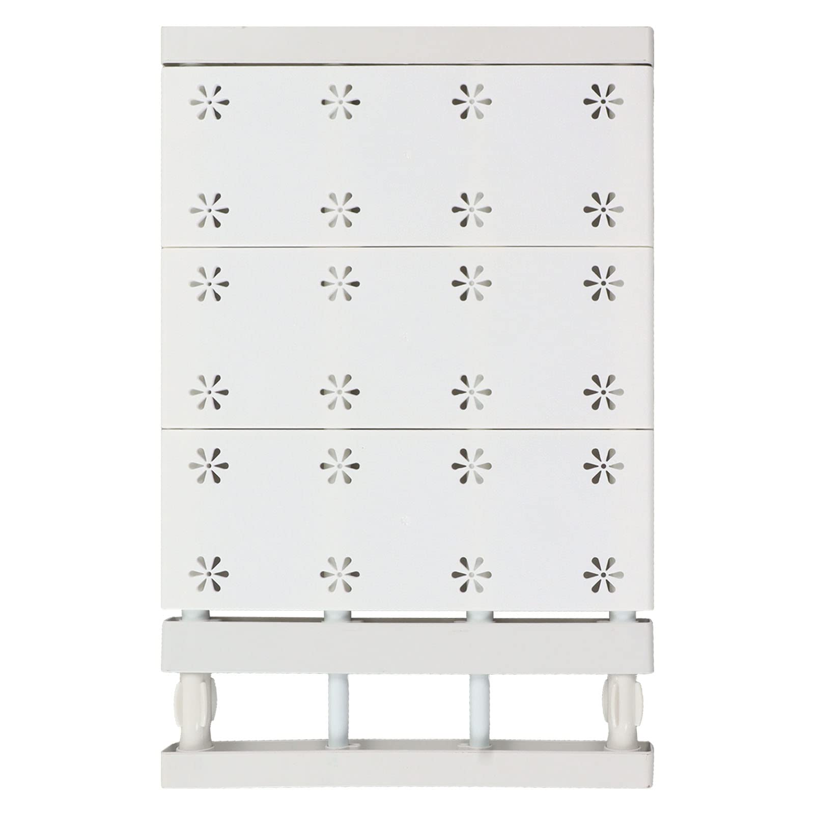 Metal Storage Rack Adjustable Organizer, Expandable Closet Tension Shelf Rod, Expandable Closet Tension Shelf Storage Rack for Cabinet Wardrobe Cupboard Kitchen Bedroom (38‑55cm / 15‑21.7in Length)