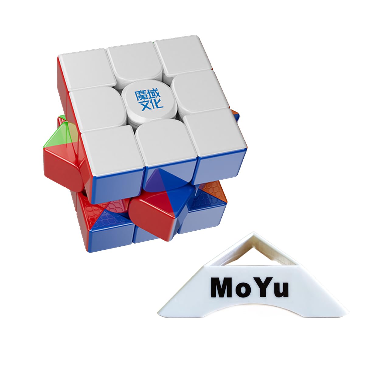 Oostifun MoYu 2024 WEILONG WRM V10 M 20M Ball Core Spring Version 3.0 3x3 M Cube Double Adjustment System Nanosurface UV Coated with Cube Bag and One Small Tripod(Multi Color)