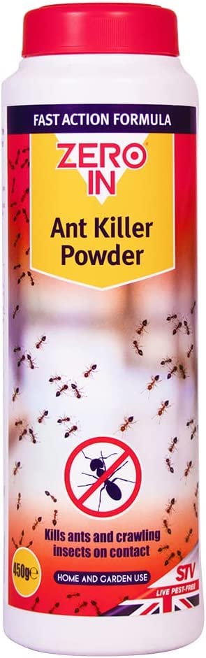 hep® Ant Killer Powder White control ants, cockroaches, earwigs and woodlice 450 gm (Ant Powder 450g Pack of 1)